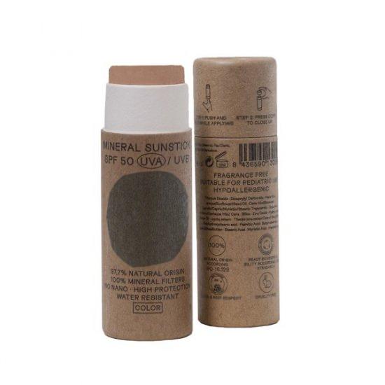 Protector Solar Facial con Color SPF50 Stick Nuura 18 ml