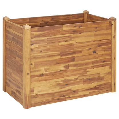 Arriate De Madera Maciza De Acacia 110x60x84 Cm_0