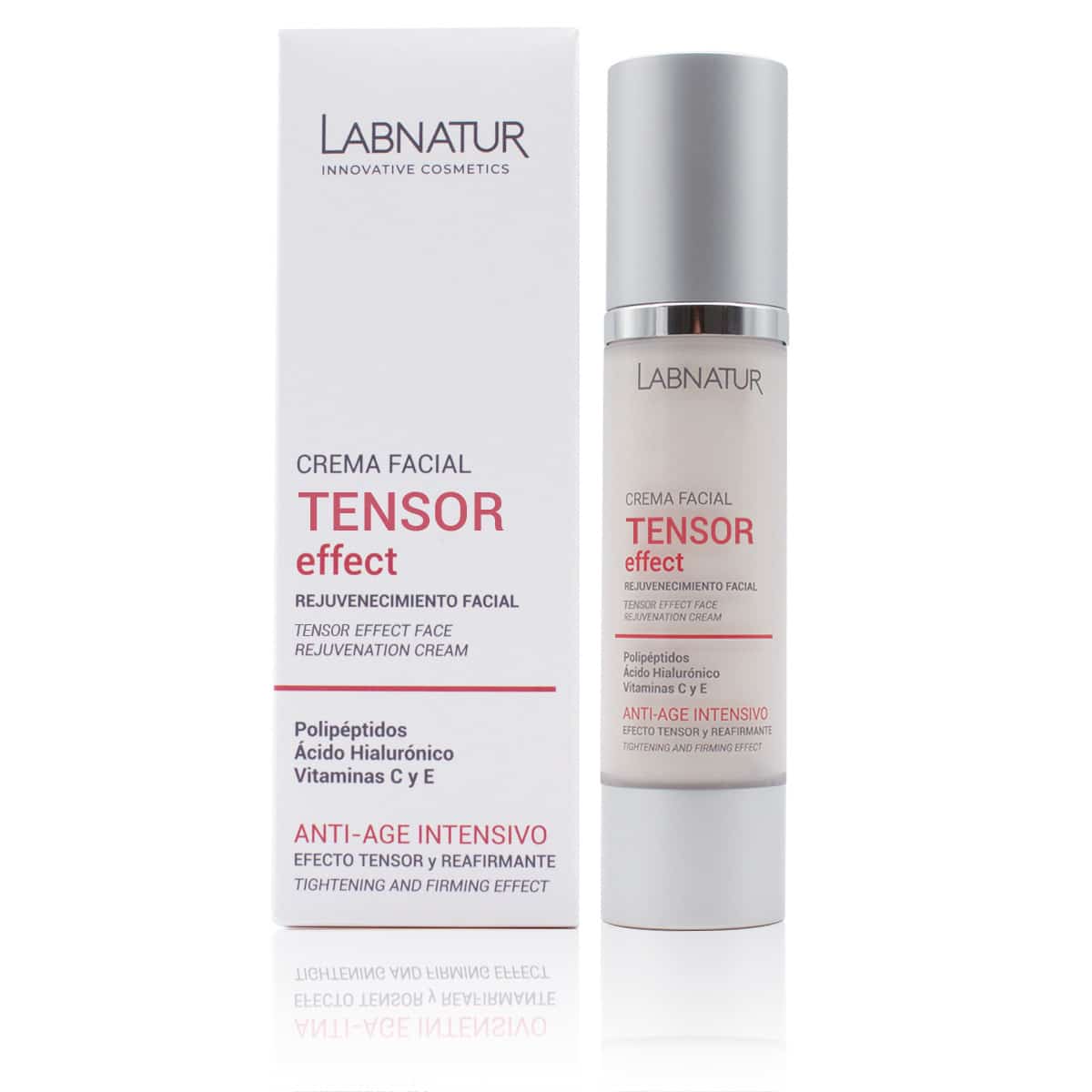 Crema Facial Tensor Effect Labnatur 50 ml | Efecto Lifting | Firmeza, Elasticidad y Luminosidad | Vegano_0