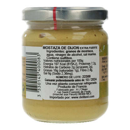 Mostaza Dijon A L'Olivier 250 g