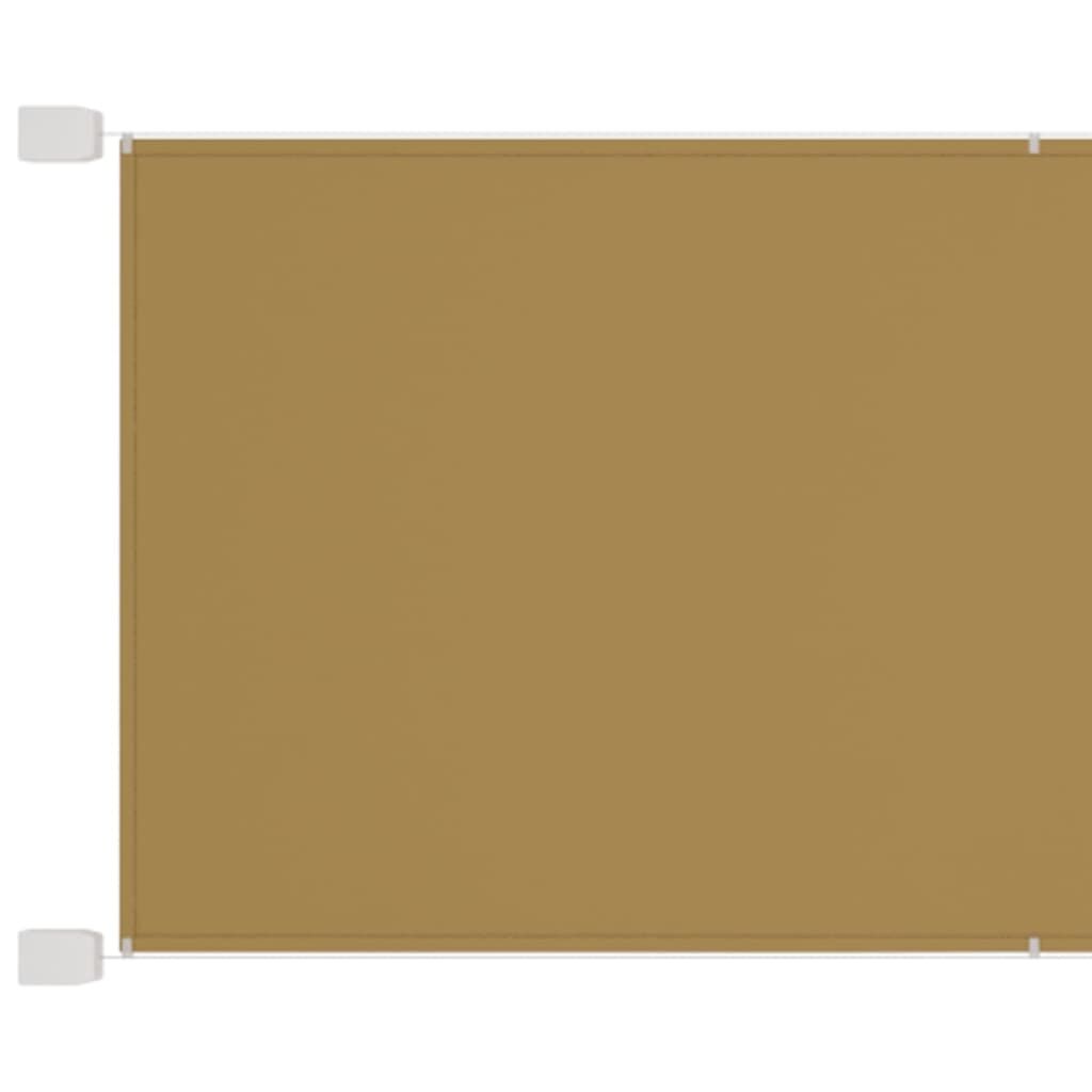 Vidaxl Toldo Vertical Beige 140x420 Cm Tela Oxford_0