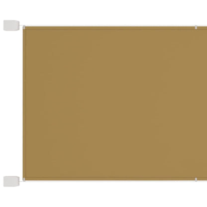 Vidaxl Toldo Vertical Beige 140x420 Cm Tela Oxford_0