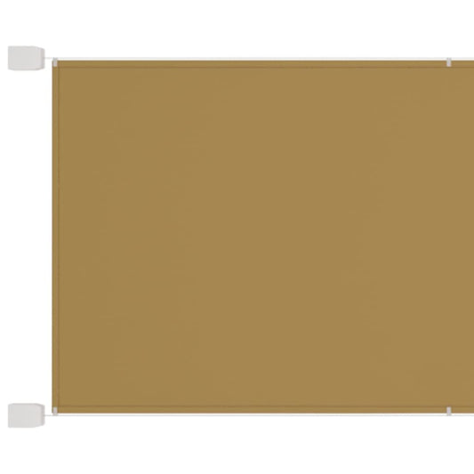 Vidaxl Toldo Vertical Beige 140x420 Cm Tela Oxford_0