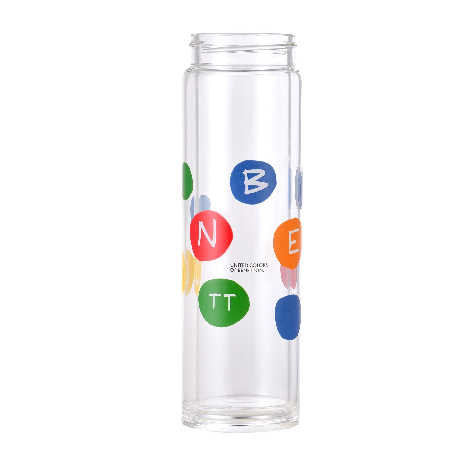 Botella De Agua De Doble Pared 350ml Borosilicato Black & White Be_5