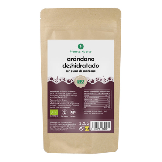 Arándano deshidratado ECO Planeta Huerto 125 g