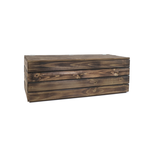 Baúl De Madera Takura Envejecida Con Estilo Japonés Vidahuerto 100x50x40 Cm._0