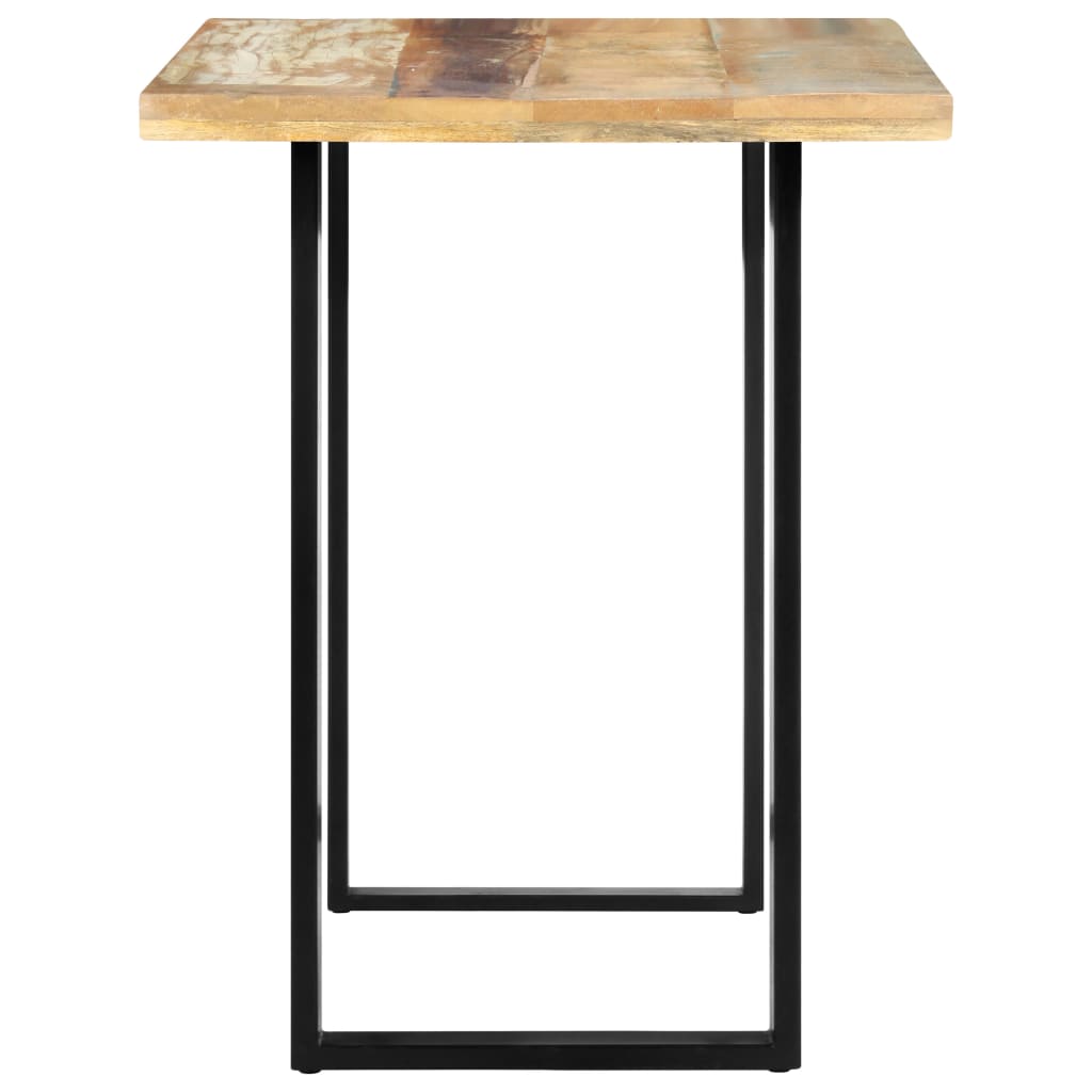 Mesa De Comedor Madera Maciza Reciclada 120x60x76 Cm_1