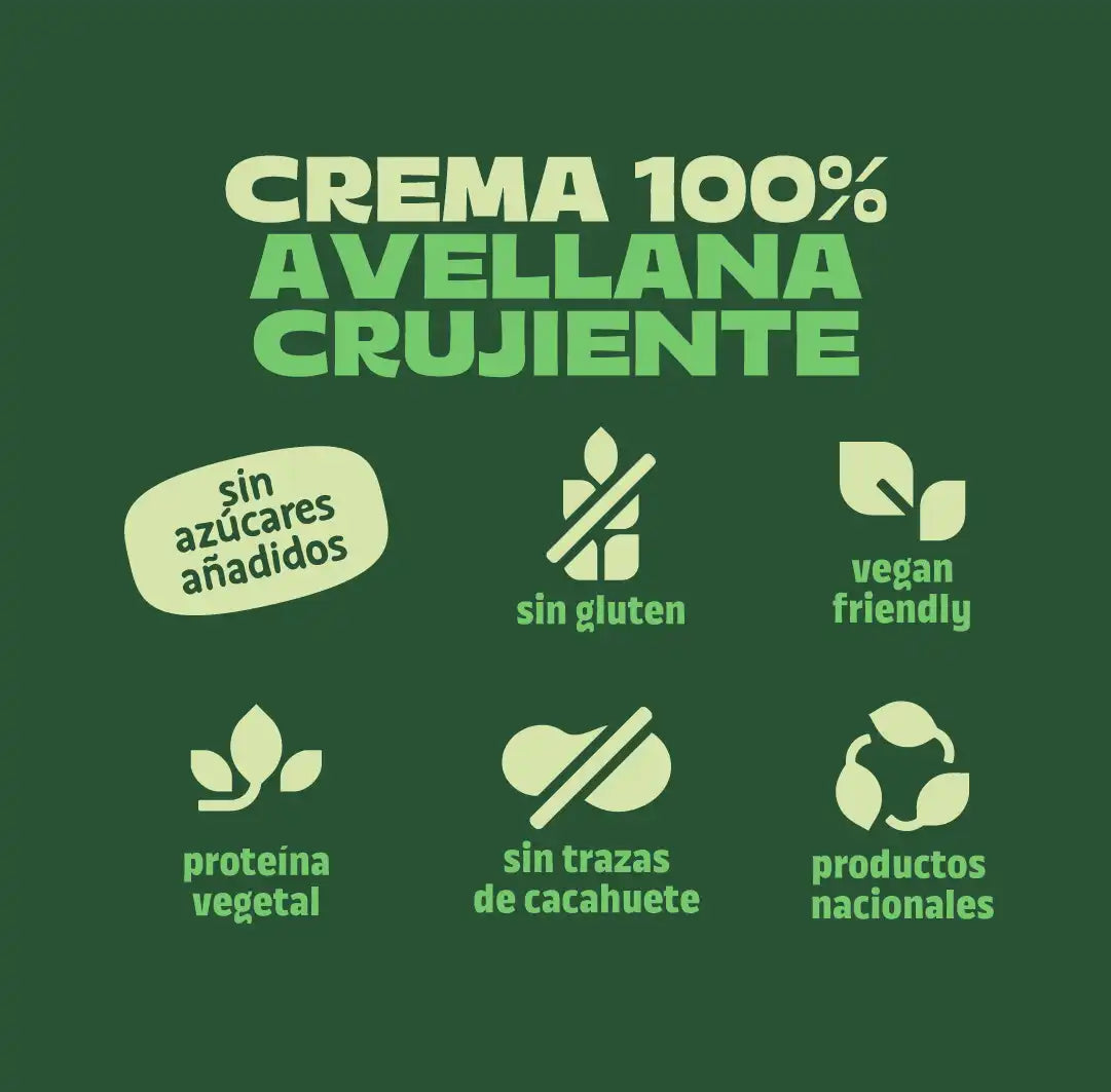 Crema 100% avellana crujiente The Nut Club 180g_5