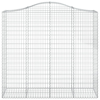 Cestas De Gaviones 4 Uds Forma De Arco Hierro 200x50x180/200 Cm_3