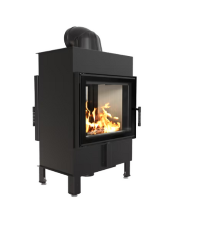 Bricosol Chimenea De Leña De Acero Kratki Lucy Túnel 12 Kw Ø 200_0