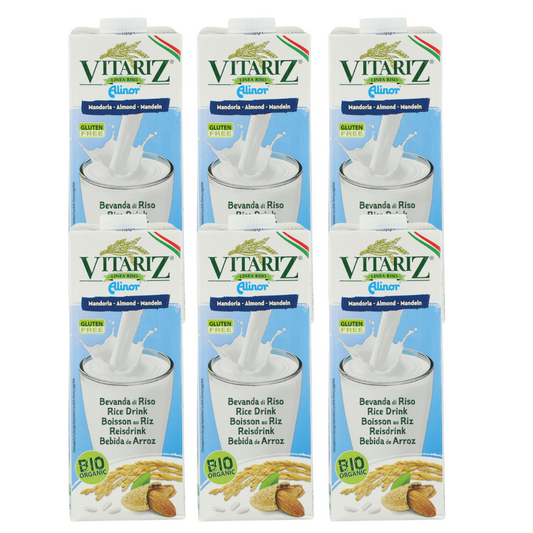 Pack 6x Bebida de Arroz y Almendras Vitariz 1 L