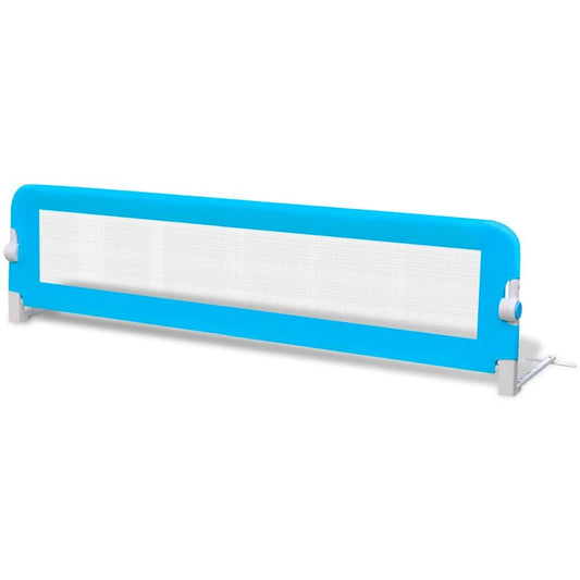 Vidaxl Barandilla De Seguridad Cama De Niño 150x42 Cm Azul_0