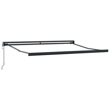 Toldo Retráctil Verde Y Blanco 350 X 250 X 165 Cm Tela Y Metal_4