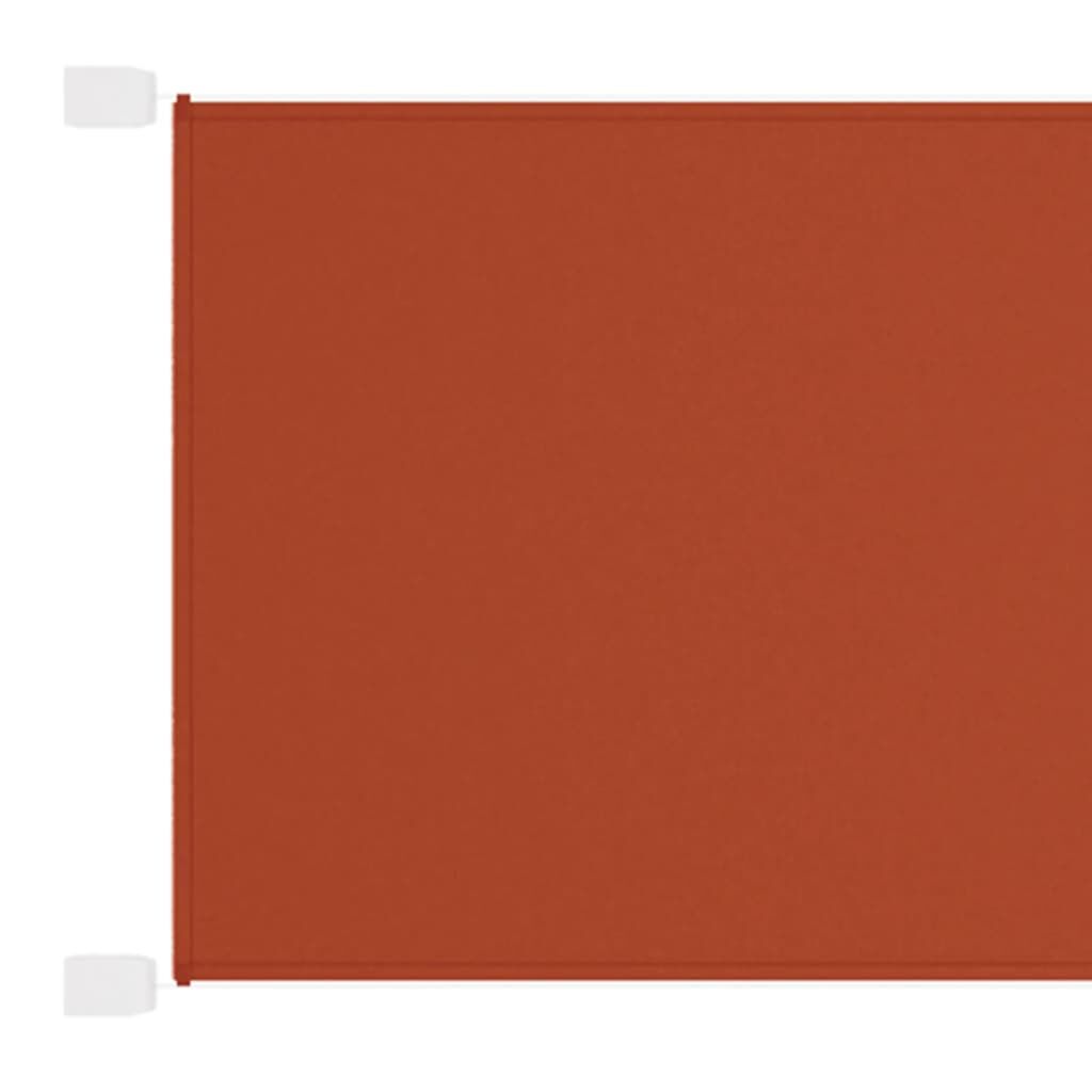 Vidaxl Toldo Vertical Terracota Tela Oxford 60x420 Cm_0