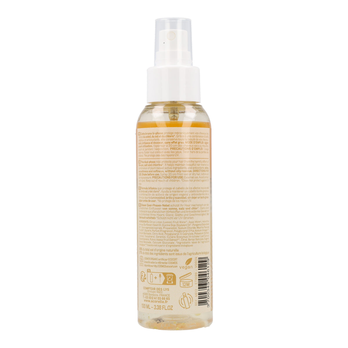 Protección Solar capilar Acorelle 100ml