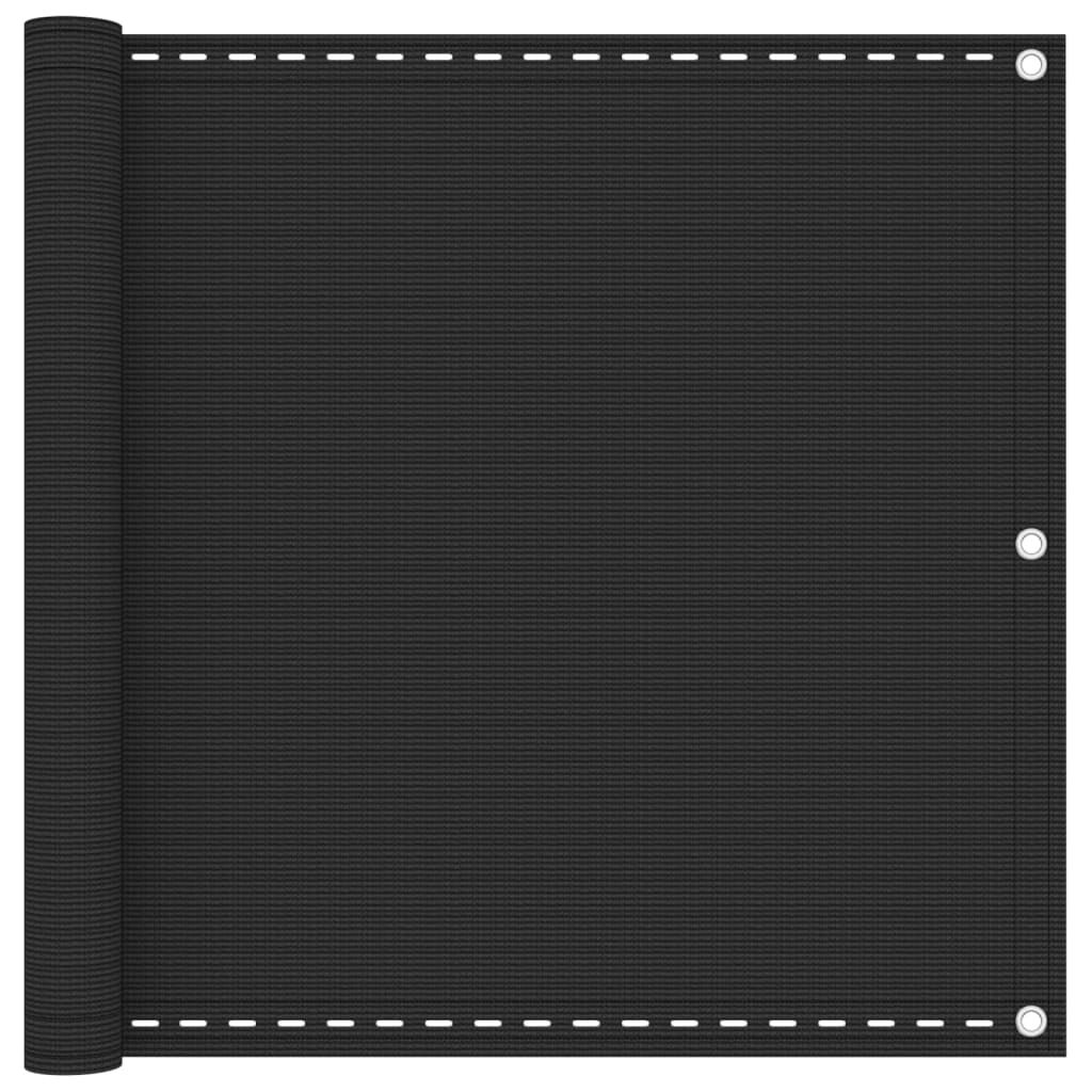 Vidaxl Toldo Para Balcón Hdpe Gris Antracita 90x300 Cm_0