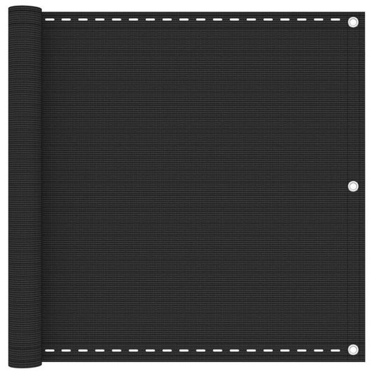 Vidaxl Toldo Para Balcón Hdpe Gris Antracita 90x300 Cm_0