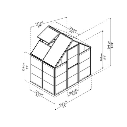 Invernadero Hybrid 126x185 cm Canopia by Palram