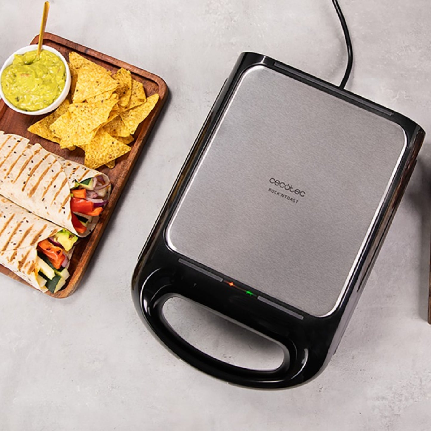 Sandwichera Rock'ntoast Family 3in1. 1500 W, Capacidad Para 4 Sandwiches, Revestimiento Antiadherente, 3 Placa Intercambiables, Rapidez Y Tostado Un_3