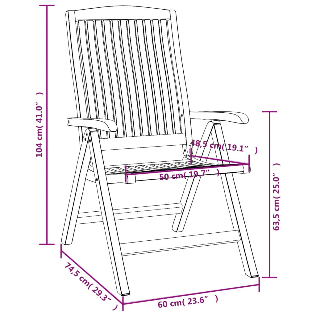 Vidaxl Juego De Comedor De Jardín 7 Piezas Madera Maciza De Teca_2