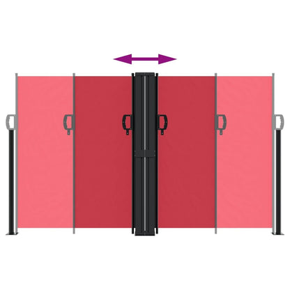 Vidaxl Toldo Lateral Retráctil Rojo 140x1200 Cm_4