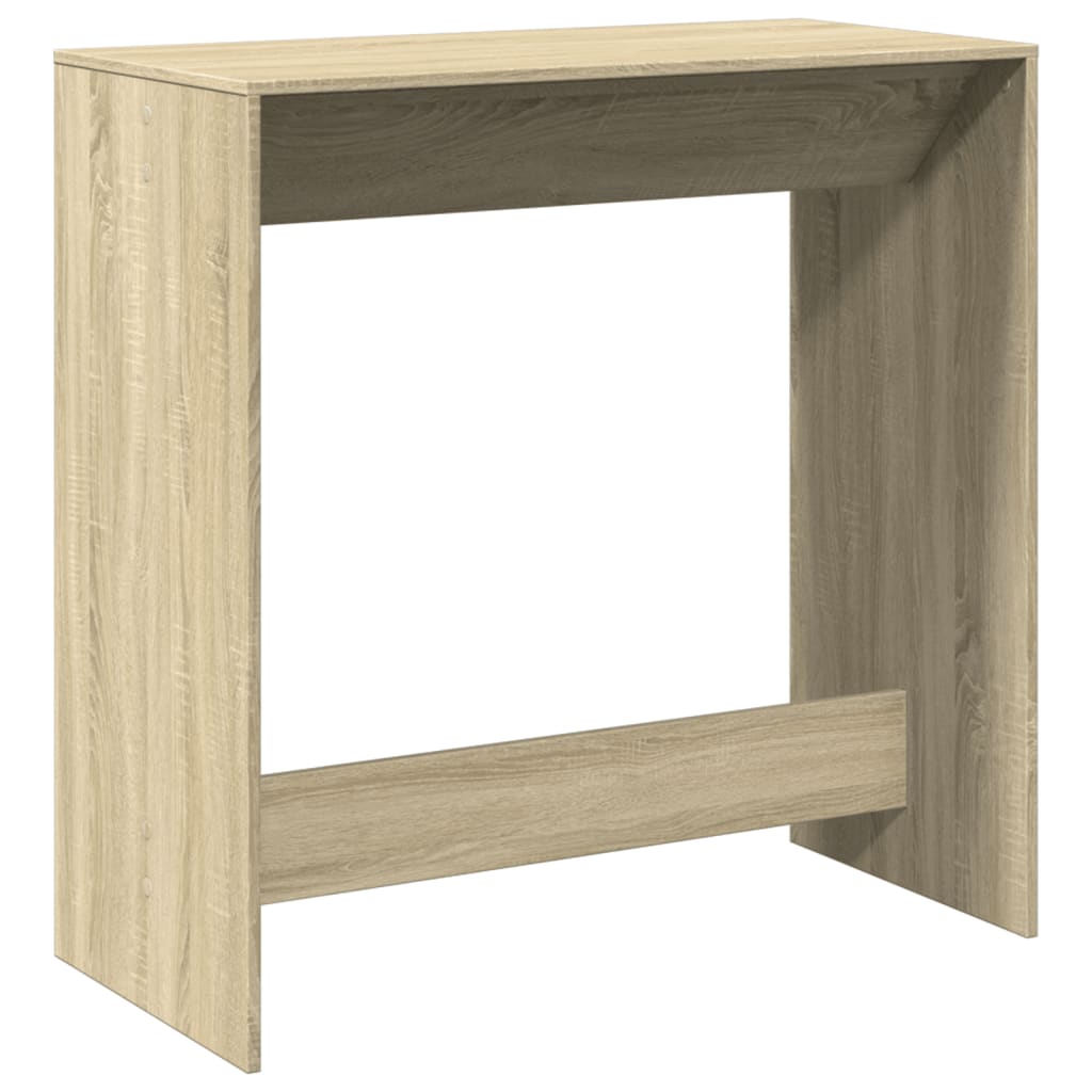 Mesa Alta De Bar Madera Ingeniería Roble Sonoma 102x50x103,5 Cm_4