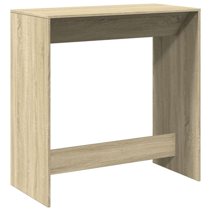 Mesa Alta De Bar Madera Ingeniería Roble Sonoma 102x50x103,5 Cm_4