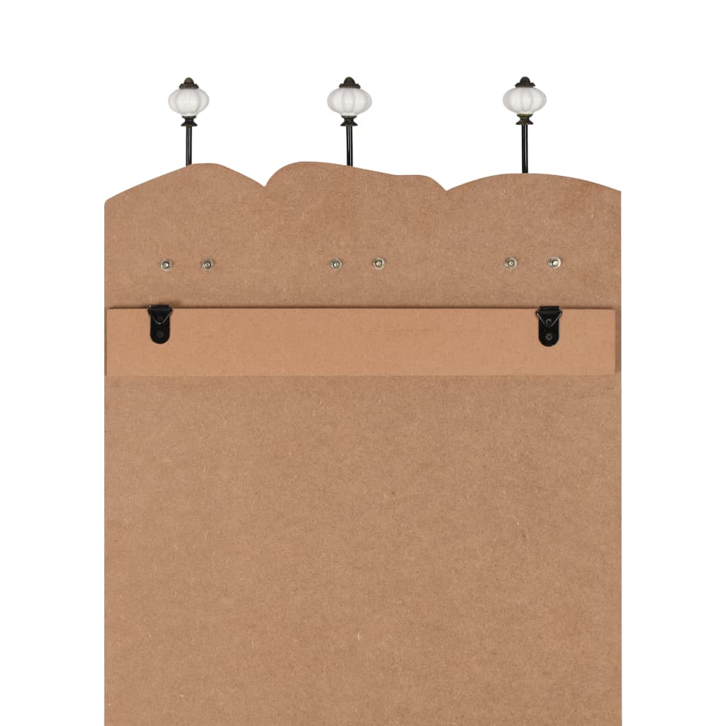 Perchero De Pared Men Ladies Con 6 Ganchos 120x40 Cm_5