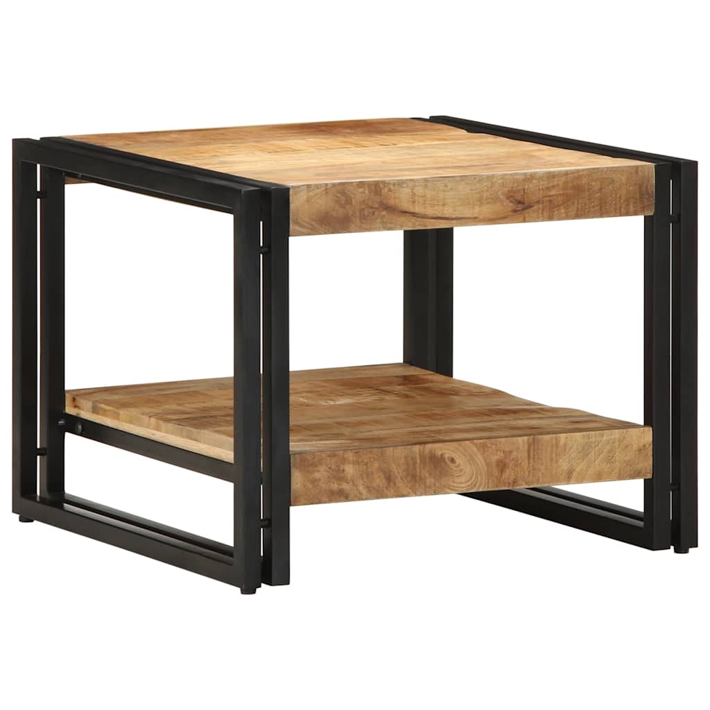 Mesa De Centro 50x50x38 Cm Madera Maciza De Mango_1