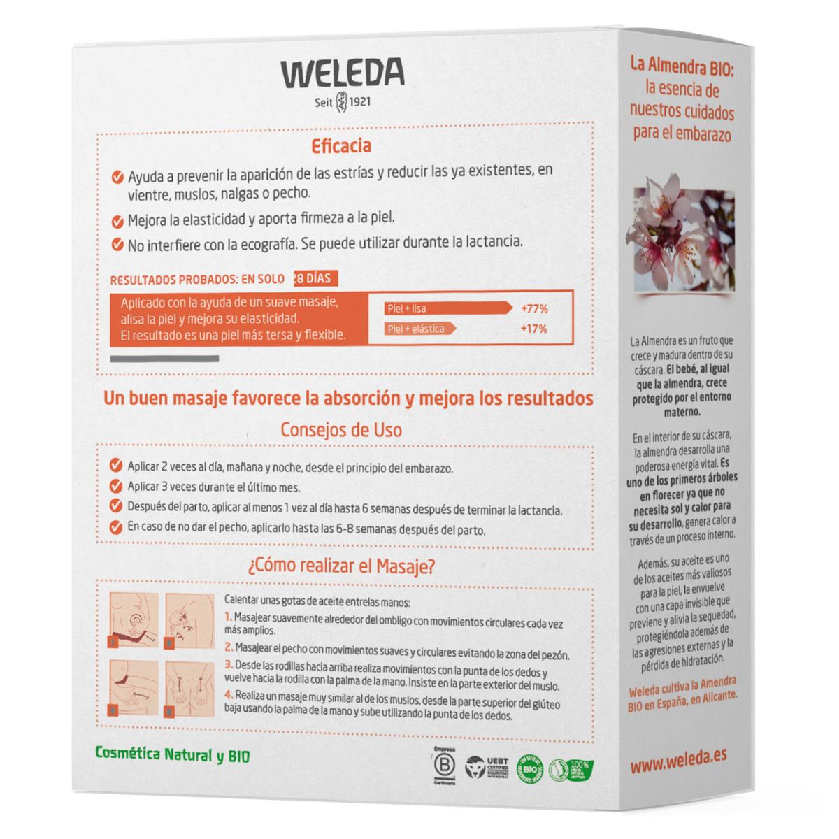 Duplo aceite de masaje de estrías Weleda-  2ª unidad 50% dto.- 100 ml