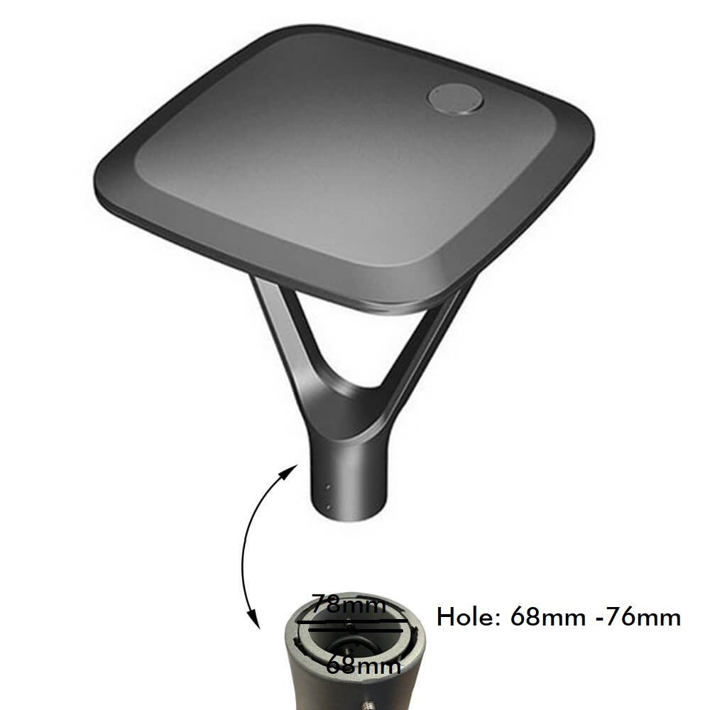 Farola Led 10-100w Turin Driver Programable Philips Xitanium, Blanco Cálido_4