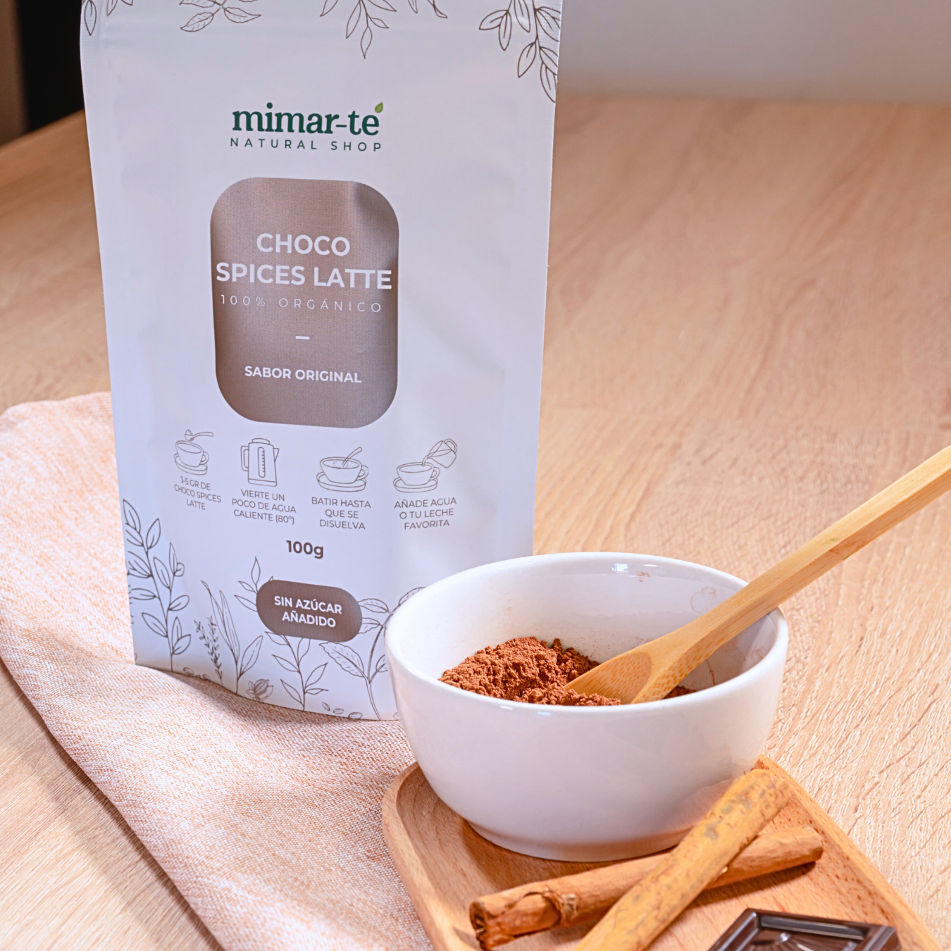 Choco Spices Latte 100% Eco Mimar-té 100g_2