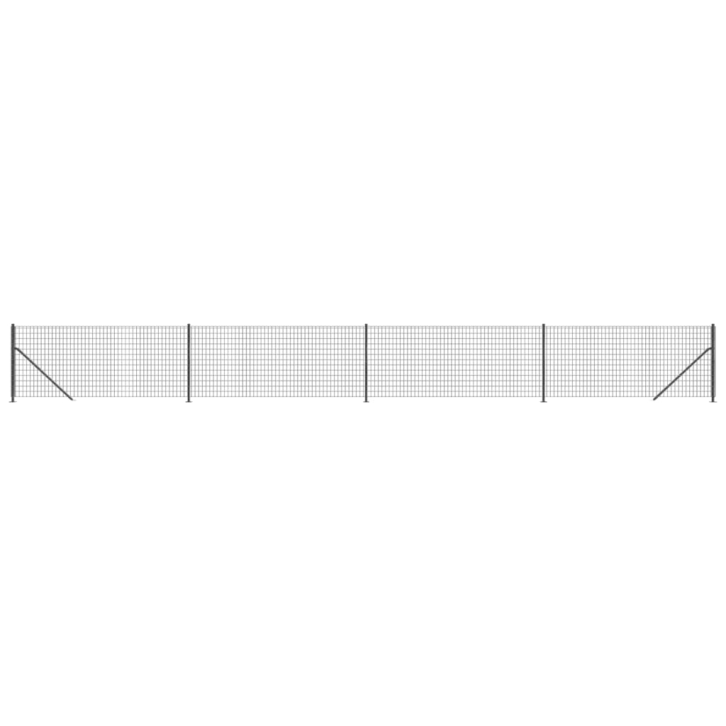 Cerca De Alambre Con Brida Gris Antracita 1,1x10 M / Vetonek_2