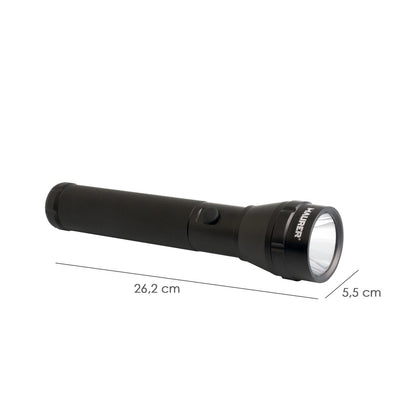 Linterna Led De Mano De Aluminio A Pilas	(2 D) Alta Luminosidad 120 Lumenes (3 Funciones) Mango Estriado_1