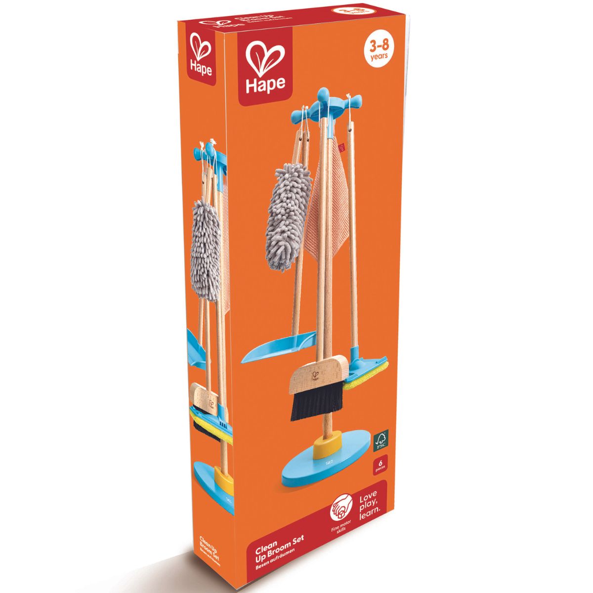 Set Juego Limpieza Escoba Cleam Up Broom Hape_1