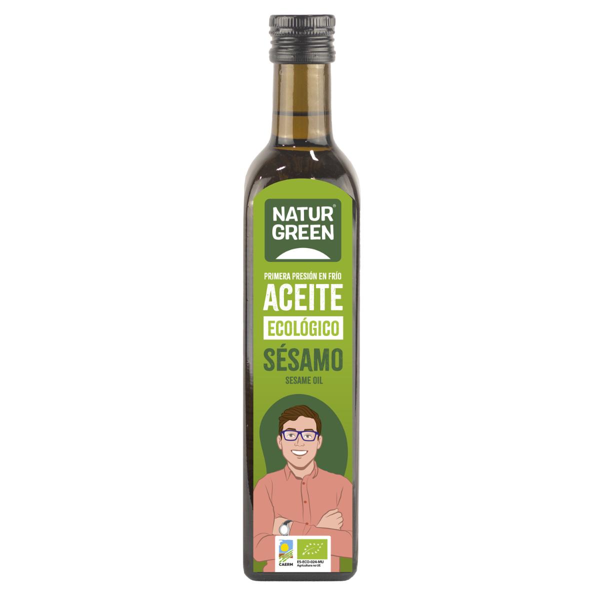 Aceite de Sésamo BIO  NaturGreen. 250 ml