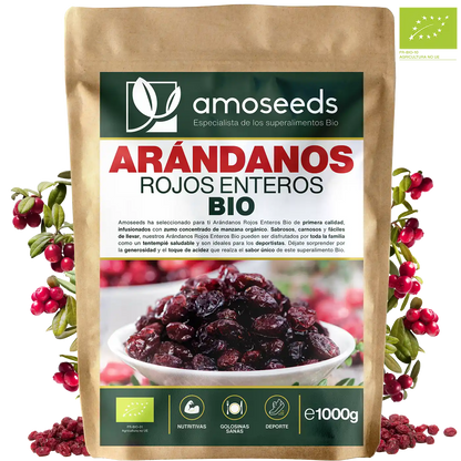 Arándanos Rojos Enteros Bio 1kg_0