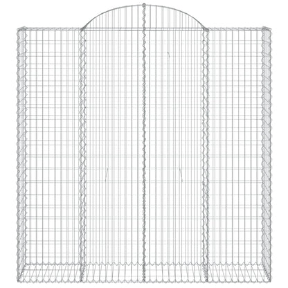 Cestas De Gaviones 8 Uds Forma De Arco Hierro 200x50x200/220 Cm_3