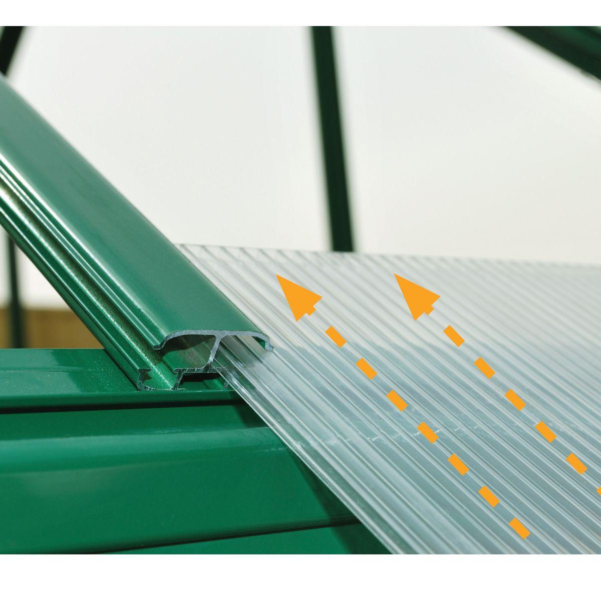 Invernadero Hybrid 185x126 cm verde Canopia