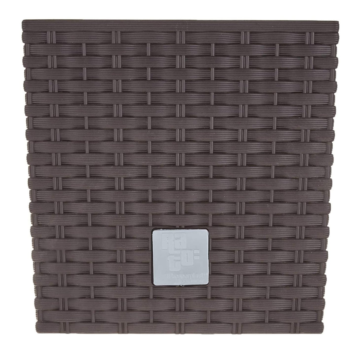 Maceta Rato 10 Litros Con Cubilete Para Plantar En Color Ocre Oscuro 22,3 X 22,3 X 22,8 Cm._2