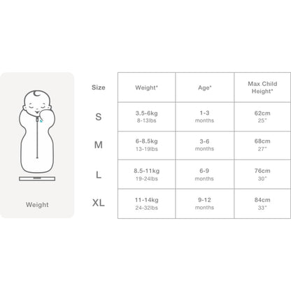 Love To Dream Saco De Bebé Swaddle Up Original Gris M_2