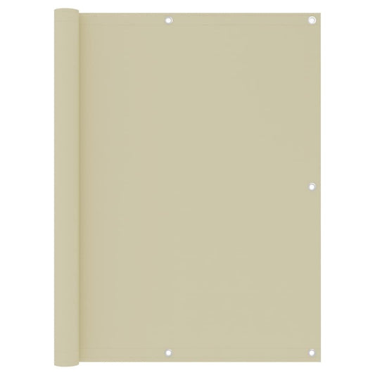 Vidaxl Toldo Para Balcón Tela Oxford Crema 120x300 Cm_0