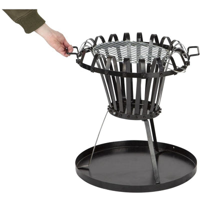 Practo Garden Brasero Con Parrilla Negro_4