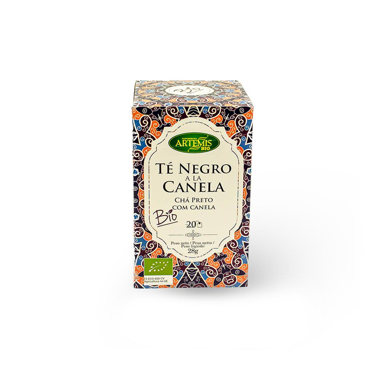 Té Negro con Canela Artemis, 20 filtros.