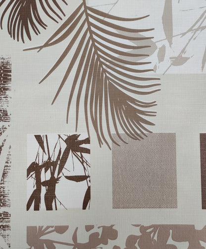 Mantel| Composicion Pvc| Base Poliester| Antimanchas| Palmeras