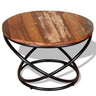 Mesa De Centro De Madera Maciza Reciclada 60x60x40 Cm