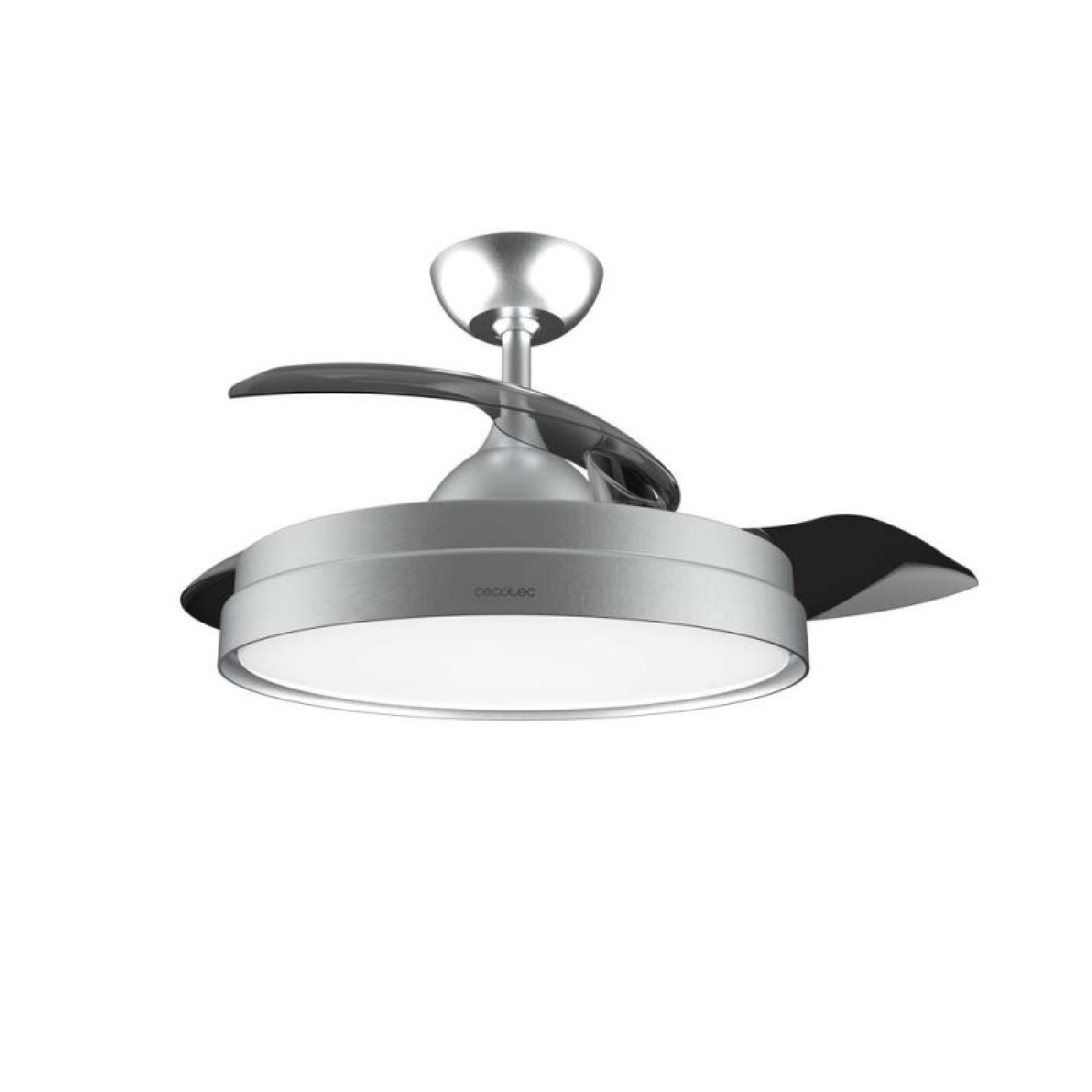 Cecotec Ventilador De Techo Con Luz Energysilence Aero 4300 Invisible Steel. 35w, 6 Velocidades, Aspas Retráctiles_1