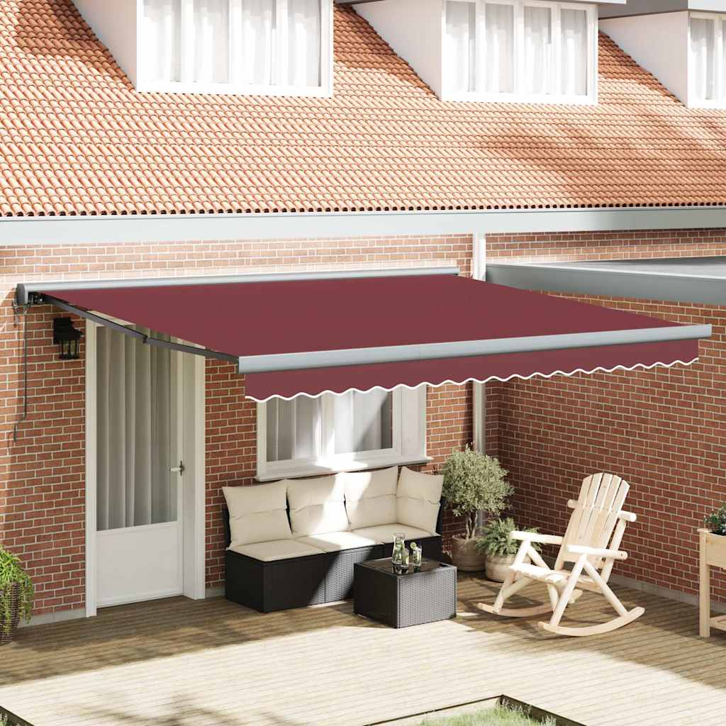 Toldo Retráctil Automático Burdeos 400x300 Cm_1