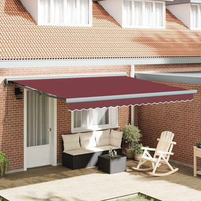 Toldo Retráctil Automático Burdeos 400x300 Cm_1