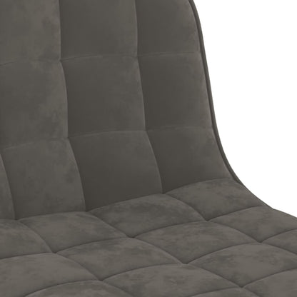 Taburete De Cocina De Terciopelo Gris Oscuro_5